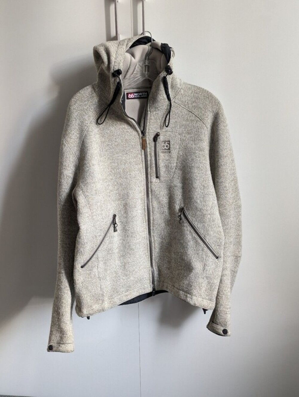 66 North Vindur jacket sweater coat men's size M medium wool blend
